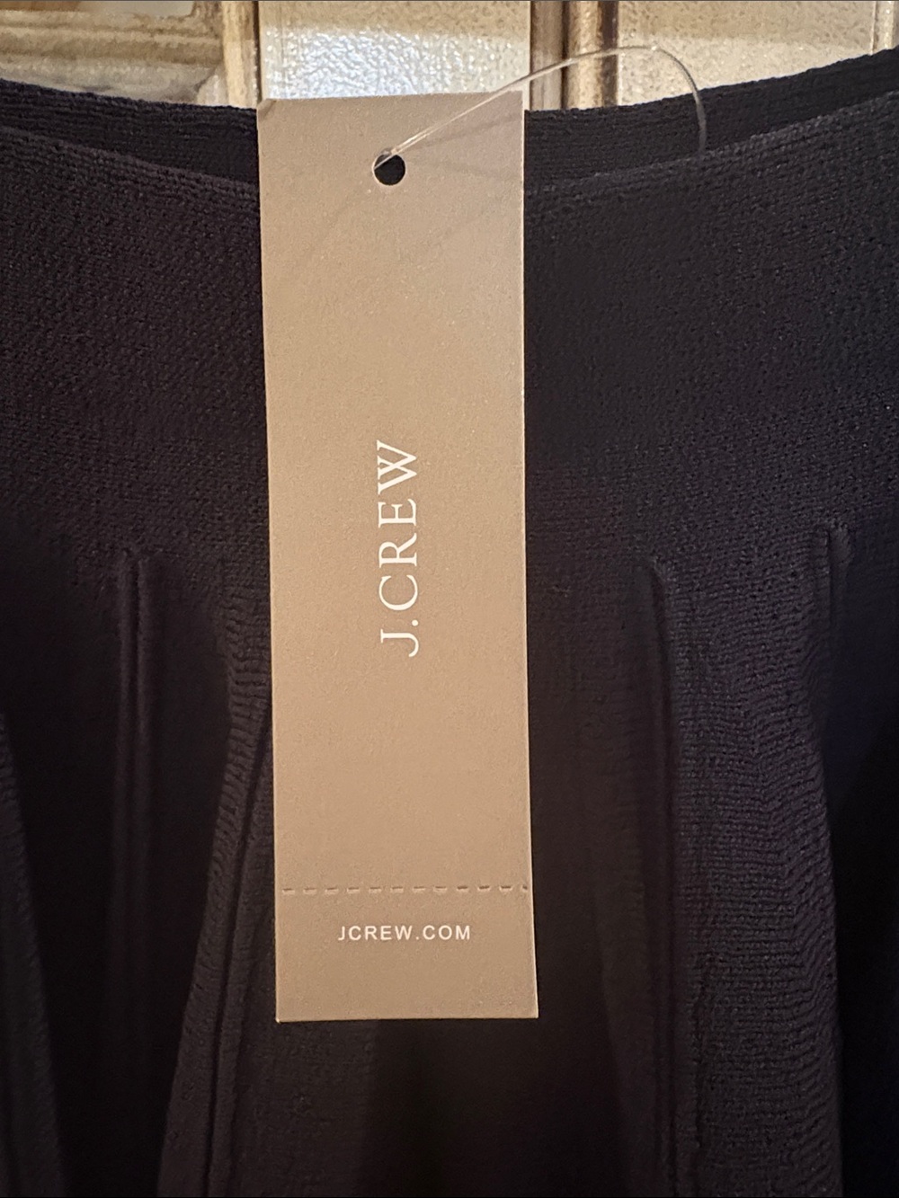 NWT J Crew Black Pleated Circle Skirt